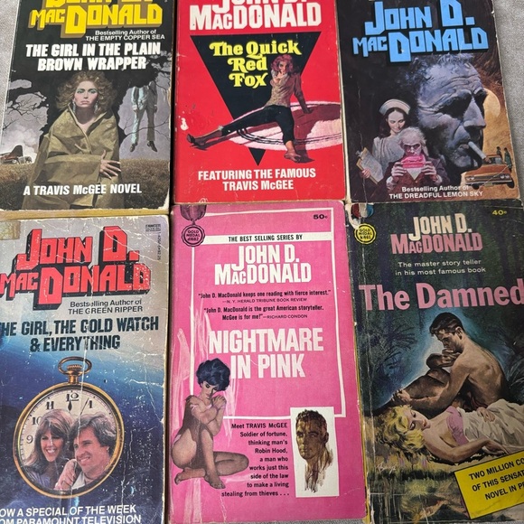 John D. MacDonald Lot (6) Paperback Books - Picture 3 of 4